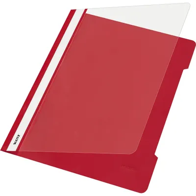 Produktbild von Leitz Standard Plastic File A4 PVC Red, 310 mm, 233 mm, Rot