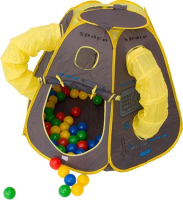 Produktbild von Bällebad SPACE mit 100 Bällen, Spielzelt, Pop-Up, Kinderzelt