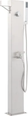 Immagine prodotto di Doccia da giardino con rubinetto 110 cm in acciaio inox