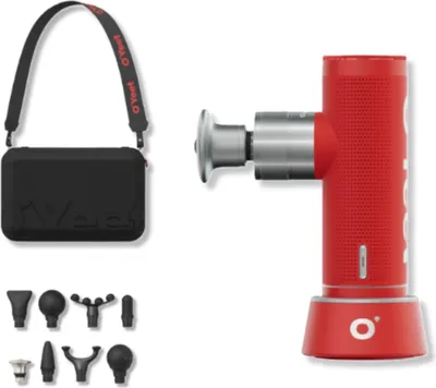 Produktbild von O`Yeet NEX Pro Two Massagepistole, 8 x abnehmbare Massageköpfen, trendigen tragbaren Tasche, Mini-Ladestation, 5 Geschwindigkeitsmodi