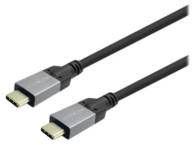 Produktbild von VivoLink USB-Kabel - 24 pin USB-C (M) zu 24 pin USB-C (M)