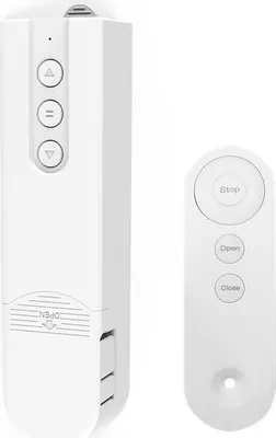 Produktbild von AIORBER Smarter elektrischer Vorhangmotor Bluetooth WLAN App Steuerung Automatischer Zugvorhang Weiß