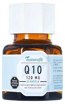 Produktbild von naturafit Q10 120 mg Kapseln, 30 St. Kapseln