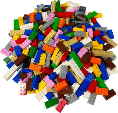 Obrázek produktu pro LEGO® kostky Vysoké kostky Smíšené barvy NOVINKA! Množství 100x