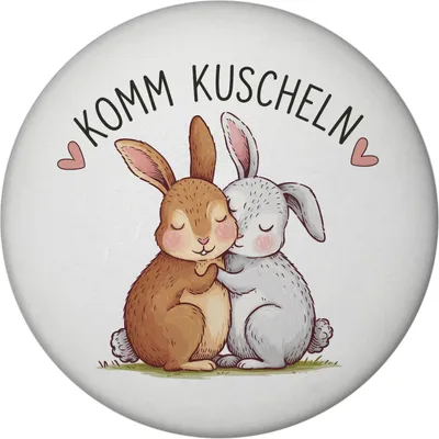Produktbild von Komm kuscheln Magnet mit Kaninchen