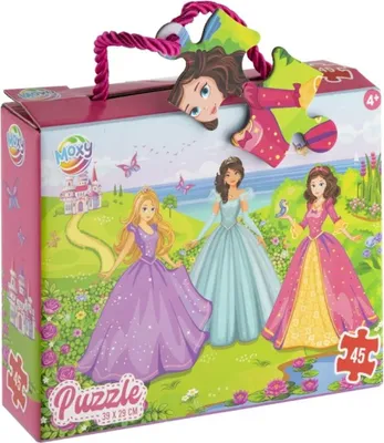 Produktbild von Prinzessin oder Einhorn Puzzle 45 Teile