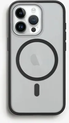 Produktbild von Woodcessories ECO723, Cover, Apple, iPhone 15 Pro Max, 17 cm (6.7"), Schwarz, Transparent
