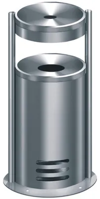 Obrázek produktu pro kerkmann Sicherheits-Standascher tec-art, rund, silber