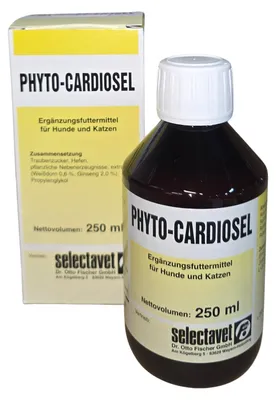 Produktbild von selectavet Phyto-Cardiosel 250 ml | Hund & Katze | Herz | L-Carnitin