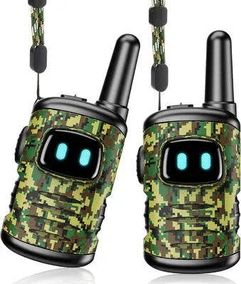 Produktbild von Walkie Talkie fuer Kinder 3-10 Jahre, robust, mit Kompass und Pfeife, fuer Outdoor-Aktivitaeten