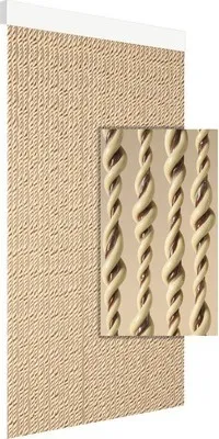 Produktbild von DEGOR Türvorhang Ember braun beige 90x210 cm