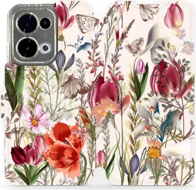 Produktbild von Handyhülle mit klappe für Oppo Reno13, Mobiwear Book, Blumenstrauß