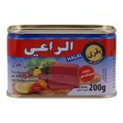 Al-Raii Halal Fleischprodukt mit Rindgeschmack, 200 g – Vielseitiger Genuss für Sandwiches und mehr