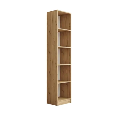 Produktbild von Regal R40 Artisan Eiche, Breite 40 cm, Höhe 182 cm, Tiefe 30 cm, mit offenen Regalböden