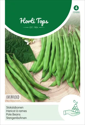 Produktbild von Stangenbohne Overvloed | Stangenbohnensamen von Hortitops