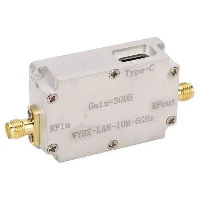Zdjęcie produktu dla Wzmacniacz szerokopasmowy RF, wzmacniacz szerokopasmowy RF, wzmacniacz RF, wzmacniacz LNA, moduł wzmacniacza RF, moduł wzmacniacza mocy sygnału