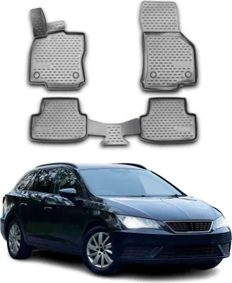 Image de 2012-2020 Tapis de sol Seat Leon TPE Gris 4 pièces