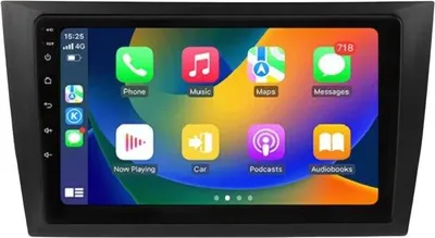 Produktbild von Autoradio mit Bluetooth und CarPlay für VW Golf 6 (2008–2016), kompatibel mit Apple und Android, Stereoanlage, Navigationssystem, 2 GB RAM, 64 GB interner Speicher
