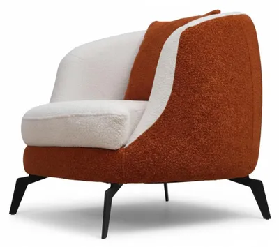 Produktbild von Sessel Orange Modern Wohnzimmer Elegant Polstermöbel Polstersessel