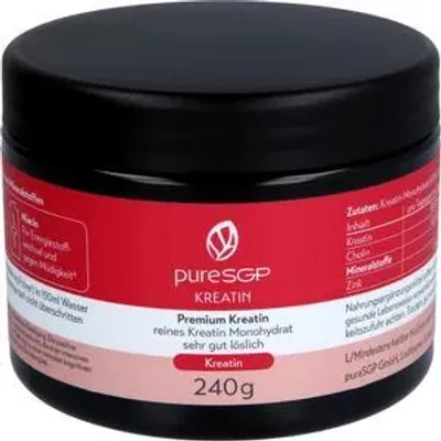 Produktbild von PURESGP Kreatin Pulver, 240 g