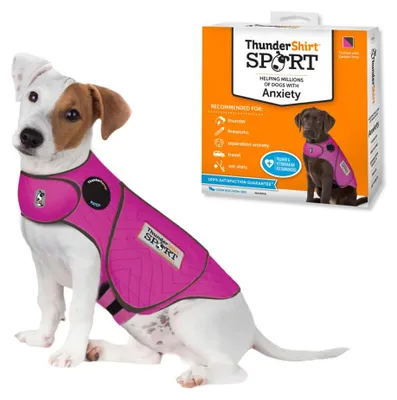Produktbild von Thundershirt Hundebekleidung Thundershirt Hundeangstjacke, Fuchsia, Größe S