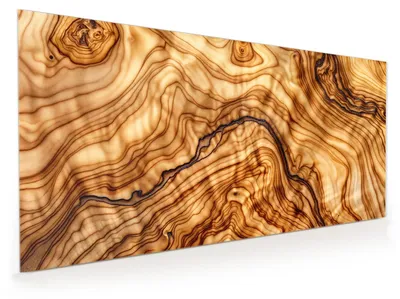Produktbild von Küchenrückwand Spritzschutz Glas mit Motiv Holzmuster 40 x 40 cm