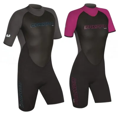 Produktbild von CAMARO Flex Skin Neopren Shorty Neoprenanzug Surfanzug Schwimmanzug super Dehnfähig - Groesse: 42 (L) - Geschlecht: Damen
