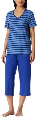 Immagine prodotto di Pigiama da donna Schiesser, modello 3/4, maniche corte - Collezione Casual Essentials