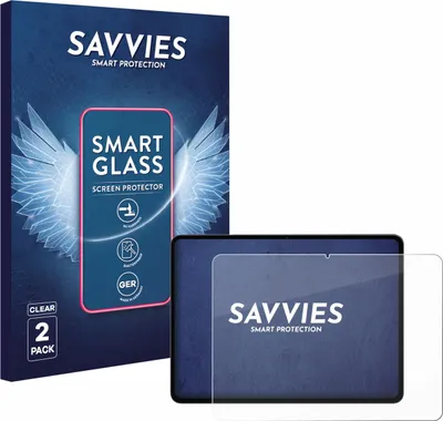 Produktbild von 2x Savvies Schutzglas Folie für OnePlus Pad 3 9H Panzer Schutzfolie Glas Displayschutz klar transparent