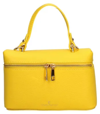 Obrázok produktu pre Kabelka Ismene Žltá Pravá Kožená Dolárová Kožená Chiara Ferretti Yellow UNICA 20x13x7 cm