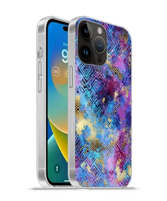Produktbild von MuchoWow® Handyhülle Schutzhülle Hülle für Apple iPhone 14 Pro Max Marmor - Farbe - Geometrische Formen Silikon Softcase Handy Hülle - Hardcover