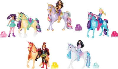 Zdjęcie produktu dla SPIN MASTER Unicorn Academy lalka + jednorożec zestaw 5 wariantów 6071175