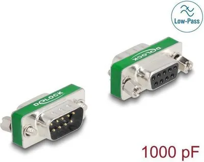 Produktbild von DELOCK HF/EMI Entstörfilter D-Sub 9 Pin St > Bu kapazitiv