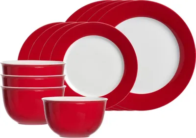Produktbild von Ritzenhoff & Breker DOPPIO Basic-Set 12-teilig - Rot