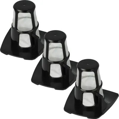 Produktbild von vhbw 3x Staubsaugerfilter kompatibel mit AEG QX8-1-45CR, QX8, QX8-1-45MB, QX8-1-45IB, QX8-1-45MP, QX8-1-45SS Staubsauger - Außenfilter