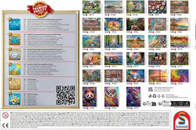 Productafbeelding van 500-delige puzzel van Schmidt Spiele, getiteld "Seizoenenboom", artikelnummer 58223