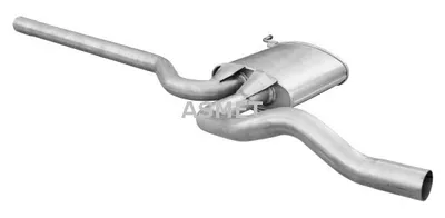 Produktbild von ASMET 04.077 Mittelschalldämpfer Schalldämpfer für VW PASSAT Variant (3B5) PASSAT (3B2)