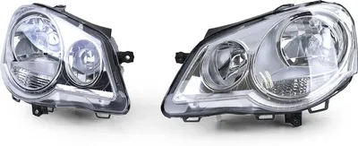 Produktbild von Scheinwerfer H7 H1 Paar Links Rechts mit Motor für VW Polo 9N3 05-09