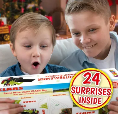 Produktbild von CRAZE Adventskalender Kinder CLAAS Spielzeug Adventskalender XXL Edition