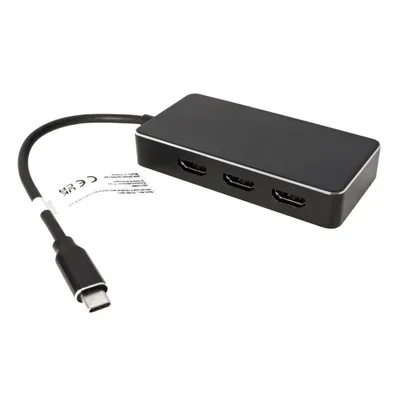 Obrázek produktu pro VALUE 12.99.1031, 0,19 m, USB typu C, 3 x HDMI, Samec, Samice, Přímý