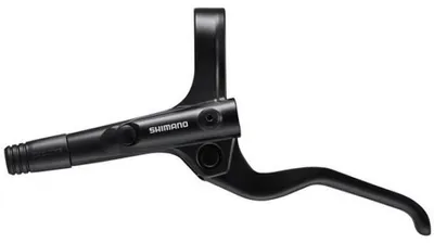 Produktbild von Shimano BL-MT201 Bremshebel links Aluminium 3 Finger schwarz gerade
