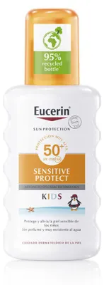 Obrázok produktu pre Telový sprej na ochranu pred slnkom Eucerin SENSITIVE PROTECT KIDS Spf 50+ 200 ml