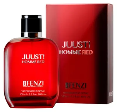 Zdjęcie produktu dla J' Fenzi JUUST! Homme red 100ml eau de parfum - woda perfumowana 100 ml