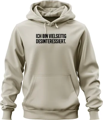 Obrázek produktu pro I am versatile disinterested sarcastic gift ironic uni hoodie hoodie, nature, S
