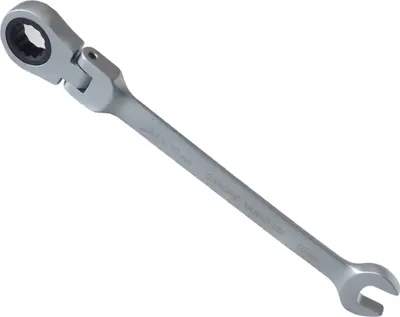 Produktbild von 10mm Ringmaul + Gelenk CRV Ratschenschlüssel Gelenkratschengabelschlüssel Ratsche Maulschlüssel Knarrenschlüssel BOHRFUX