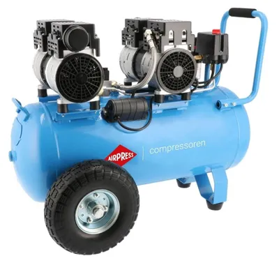 Produktbild von Airpress® Flüster Kompressor 2 PS 50 Liter LMO 50-270 8bar Typ 36504