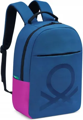 Produktbild von Delsey x Benetton Laptop-Rucksack, Blau, 15,6 Zoll