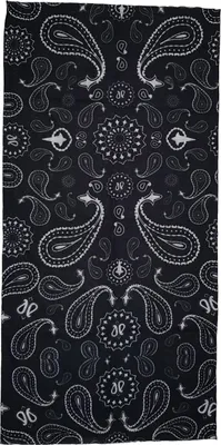 Produktbild von Multifunktionstuch Paisley Schwarz Damen Herren Loop Schal Halstuch Schlauchschal