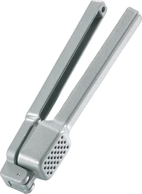 Produktbild von Knoblauchpresse Retroverpackung Aluminium 15,2 x 2,5 x 3,1 cm Biopress Silber 3010RT60 - Kaufen