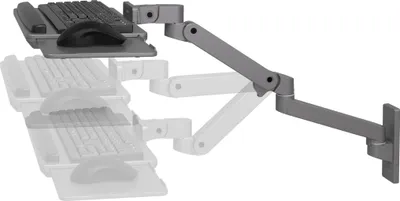 Produktbild von Ergotron LX Pro - Tastatur-/Mausablage mit Stützarmhalterung